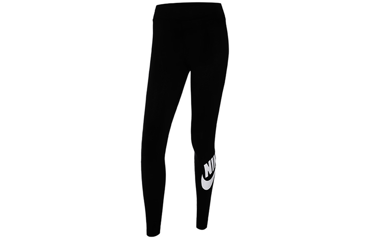 Nike Sportswear Women’s Essential High Waisted Logo Leggings Black/White