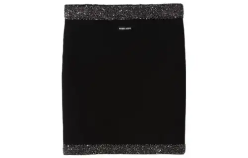 Miu Miu Embellished Ribbed Mini Skirt