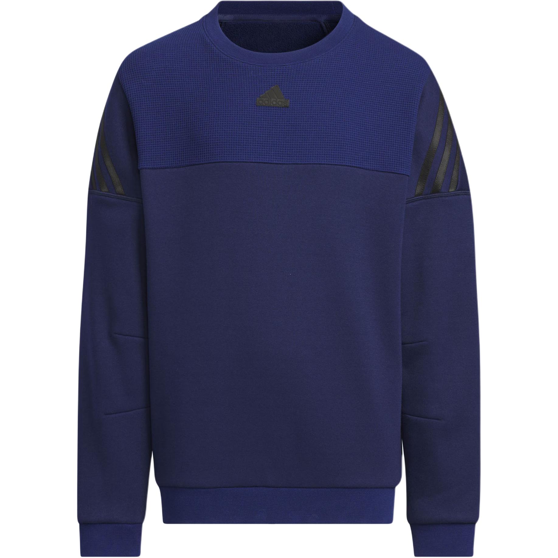 Мужское худи adidas WARM CREW SWEATSHIRT (темно-синее)