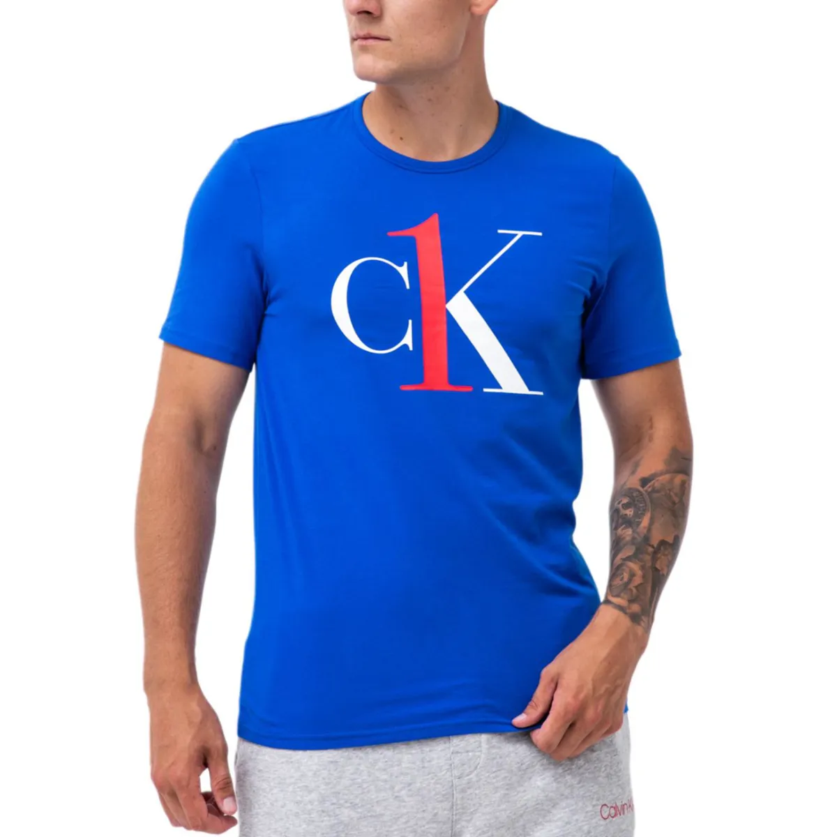 CALVIN KLEIN T Shirt Men's Royal Blue