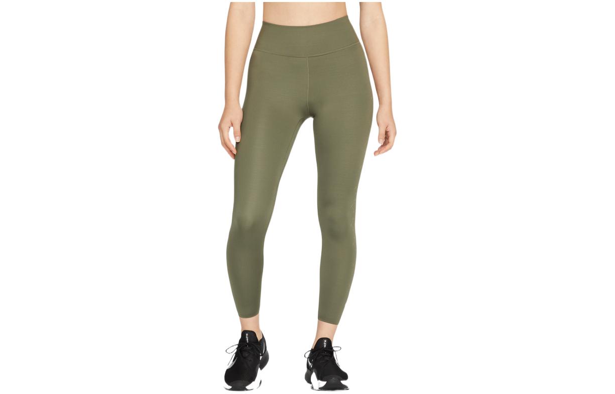 Женские штаны Nike Dri-FIT Leggings (оливковые)