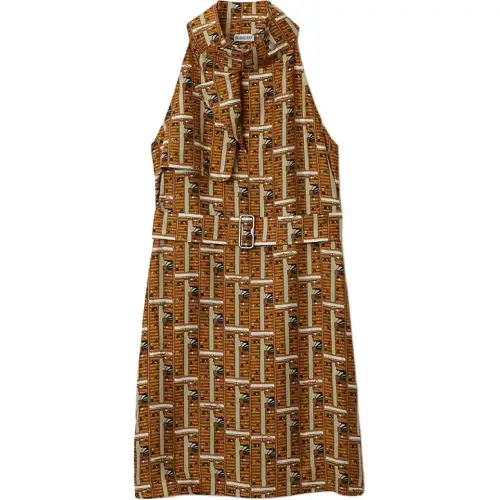Burberry Bus silk dress
