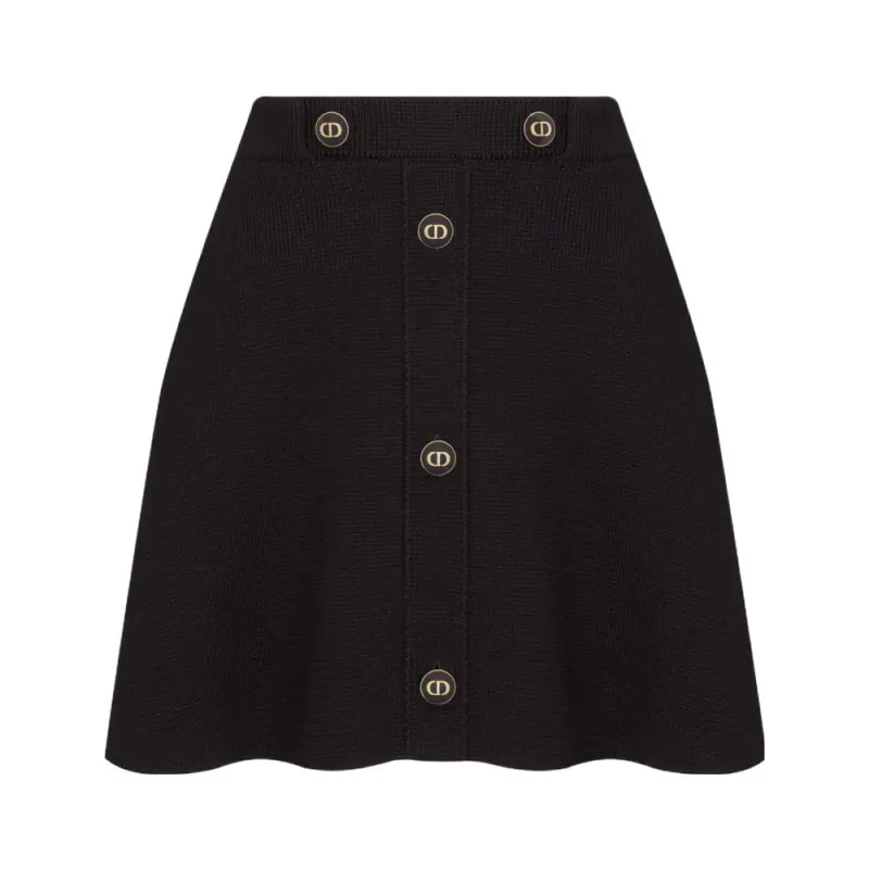 DIOR SS23 Casual Short Skirts Women's Black