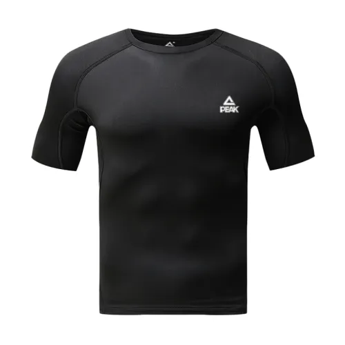 Breathable quick dry basketball sports black yoga clothing for badminton for swimming for gym for men and women, absorbs sweat and smell, for running, with short sleeve