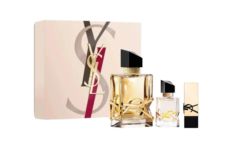 YSL, perfume, set, lavender gift box with jasmine, with your logo imprint, Birthday gift