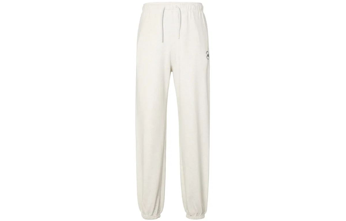 New Balance Sports Pants Knitted Sweatpants Women's White