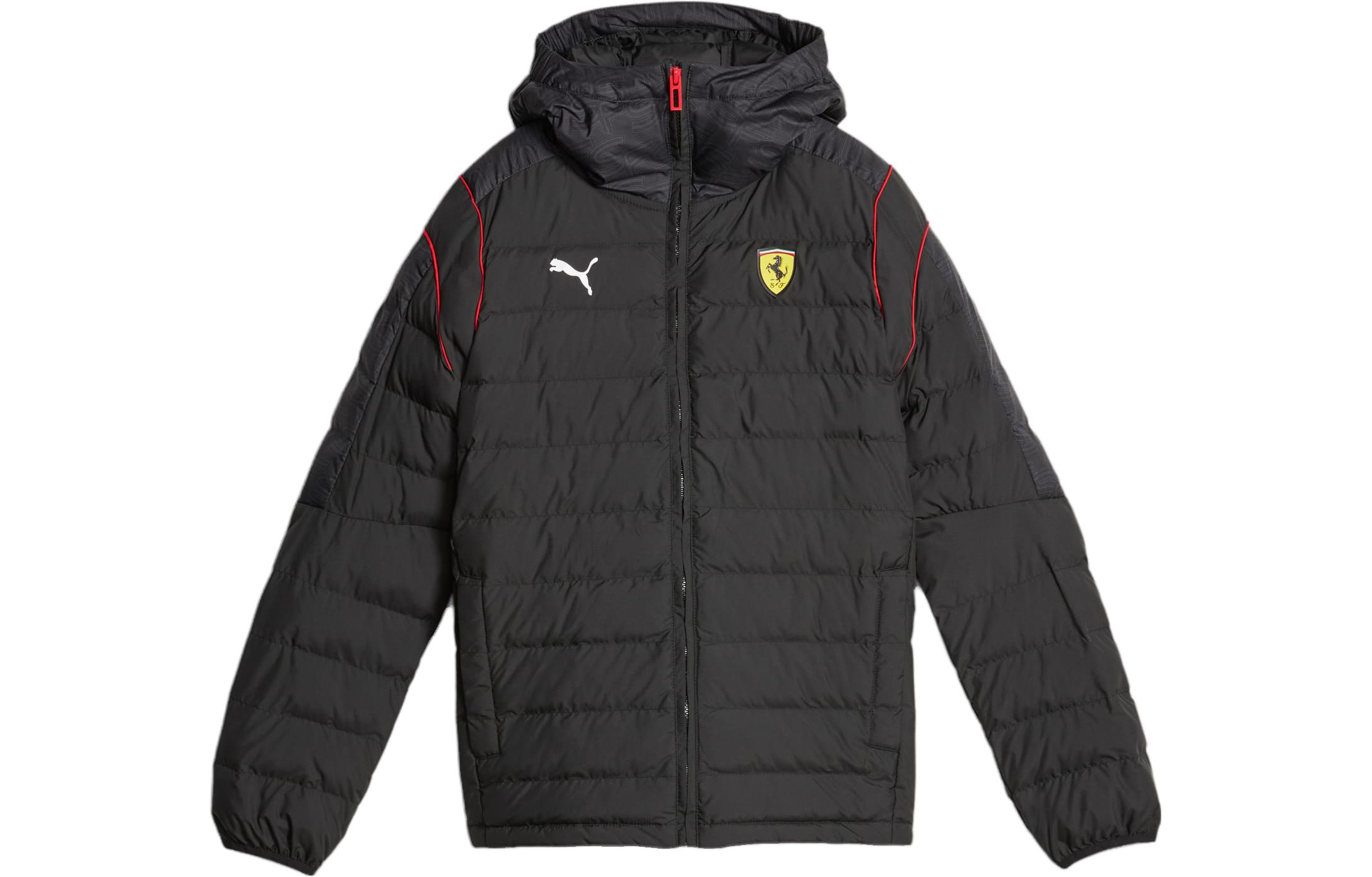 Детская куртка PUMA x Ferrari (черная)