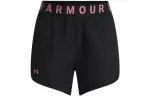 Under Armour Play Up Sports Shorts Women's Black Moderate Knitted Shorts