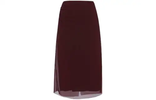 PRADA Semi sheer Midi Pencil Skirt