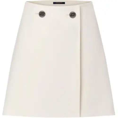 LOUIS VUITTON SS24 Casual Short Skirts Women's White