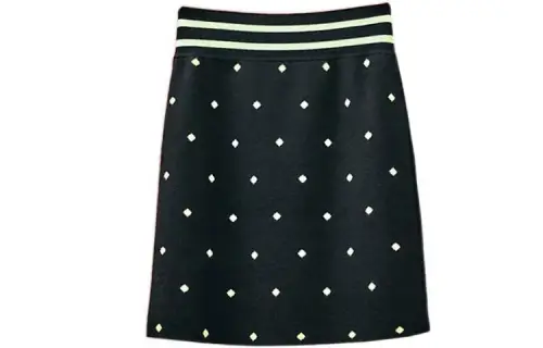 HERMES Casual Short Skirts Women's Black