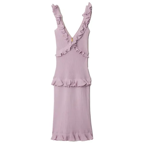 Burberry silk-blend dress