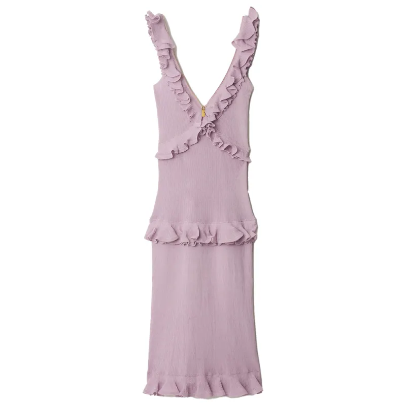 Burberry silk-blend dress