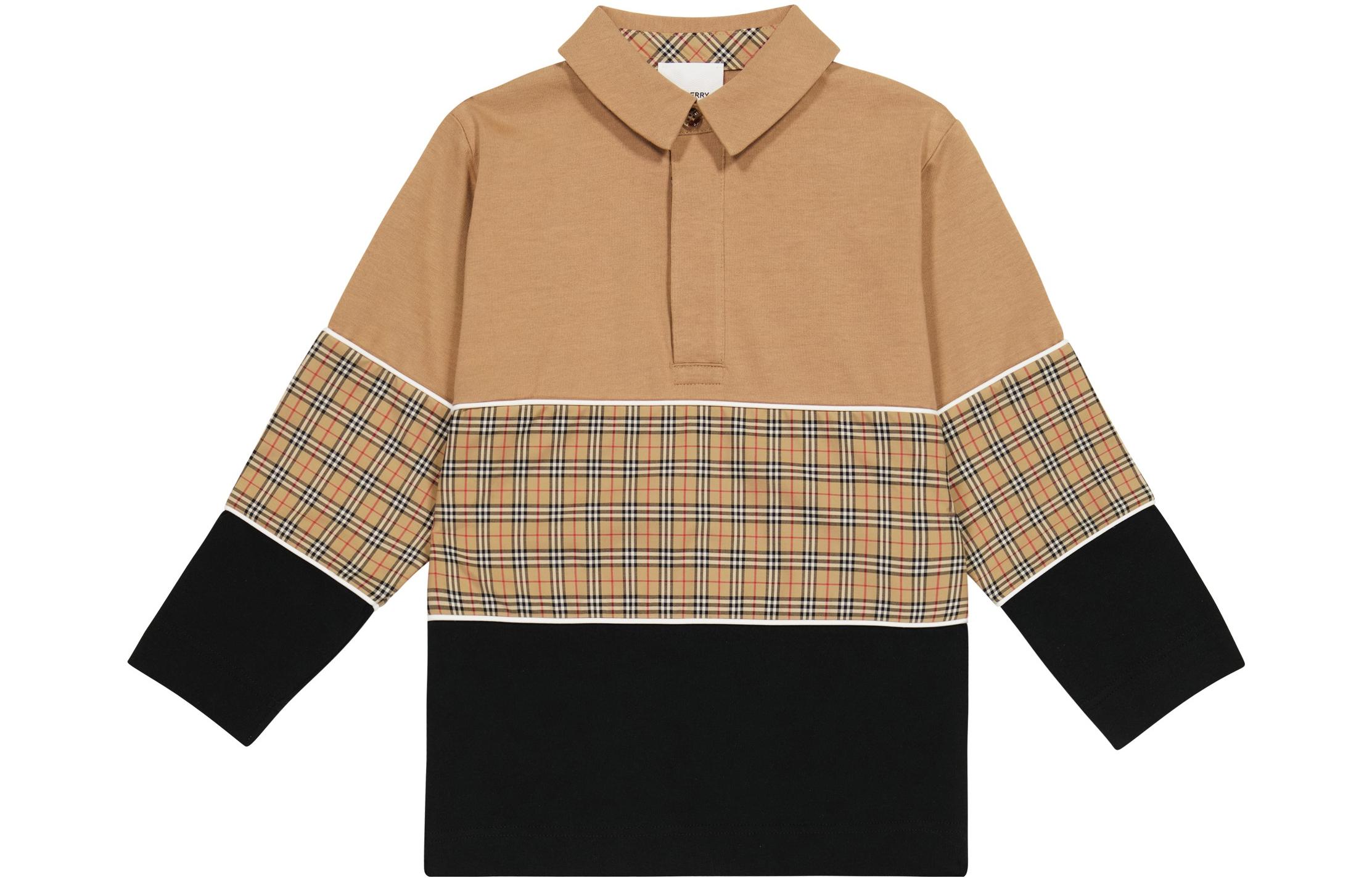 Лонгслив Burberry с (песочный)