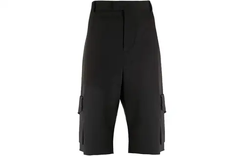 Bottega Veneta Cargo Shorts Women's Black Moderate