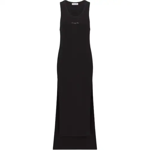 DIOR Sleeveless Dress Women's Black