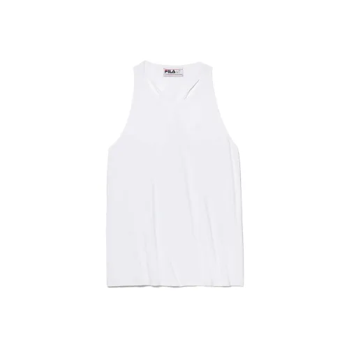 FILA Tank Tops Women's White Crew Neck Moderate Other