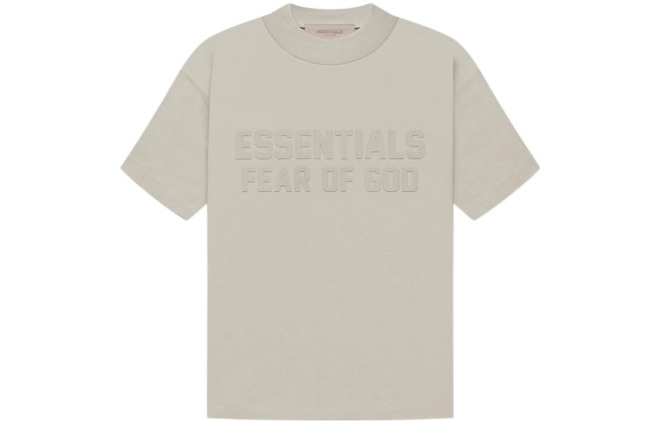 Мужская футболка Fear of God Essentials (серая)
