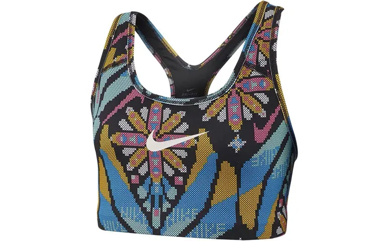 Nike Ftr Fem Bra Sports Underwear Women's Rainbow