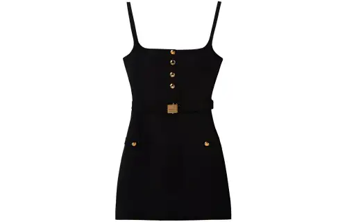 Miu Miu belted wool minidress