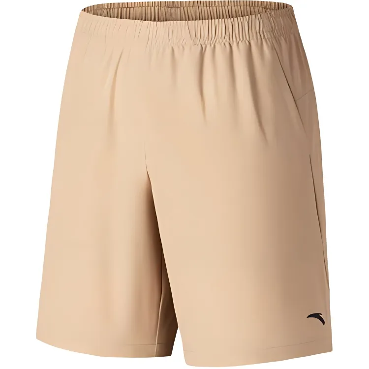 Anta Variety Training Collection Sports Shorts Men's Light Brown