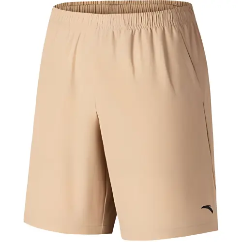 Anta Variety Training Collection Sports Shorts Men's Light Brown