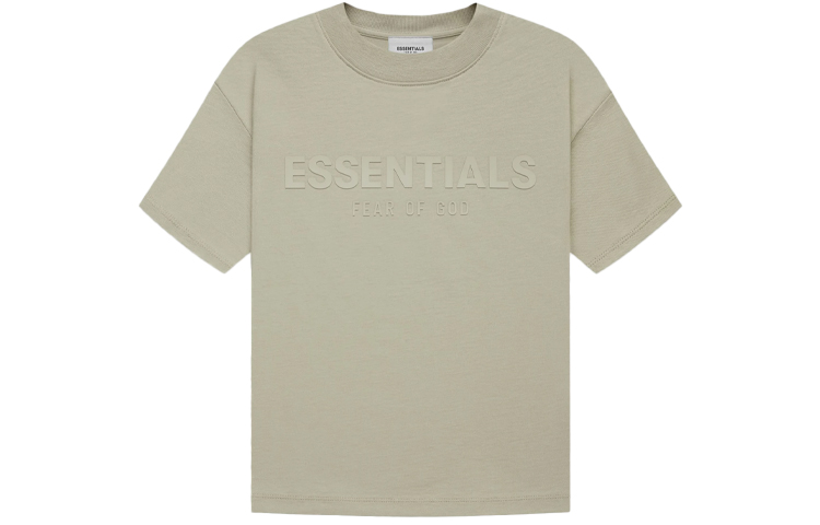 Мужская футболка Fear of God Essentials (фисташковая)