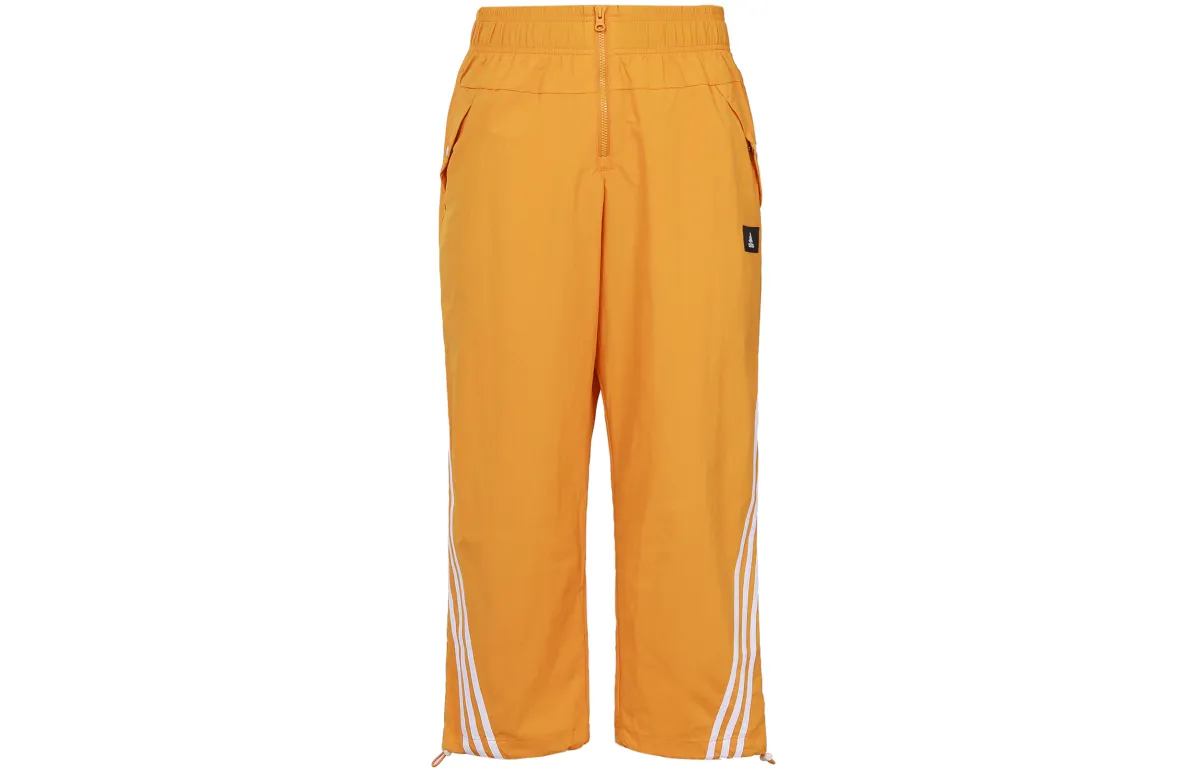Adidas Knitted Sweatpants Women's Dark Orange