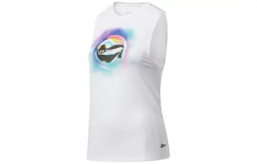 Reebok Sleeveless Sports Shirts Women's White Other