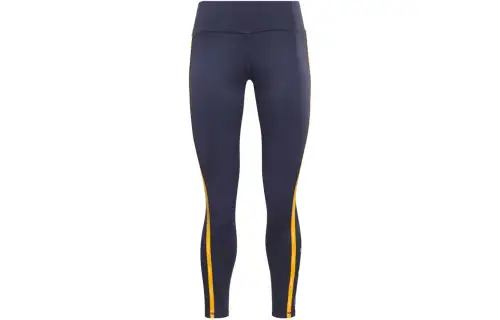 Reebok Piping Pack Poly Tight Sports Pants Women's Marine Blue