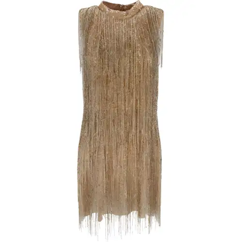 DIOR Sleeveless Dress Women's Beige