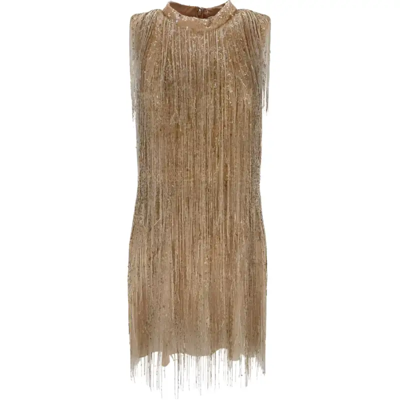 DIOR Sleeveless Dress Women's Beige