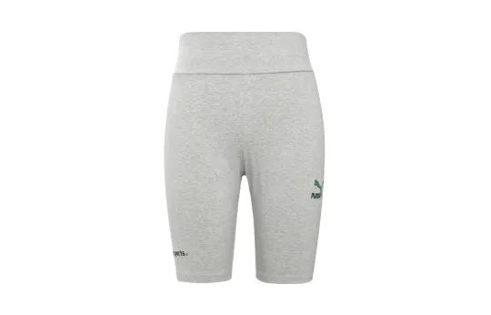 PUMA Sports Shorts Women's Gray Moderate Bermuda Shorts
