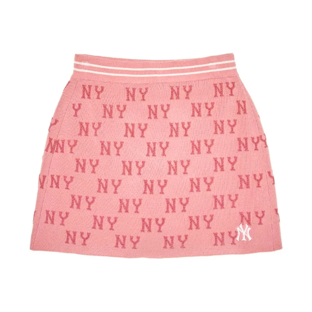 MLB New York Yankees Casual Short Skirts Women's Pink