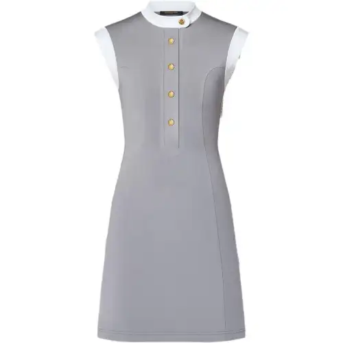 LOUIS VUITTON Technical Jersey Color-Block Dress