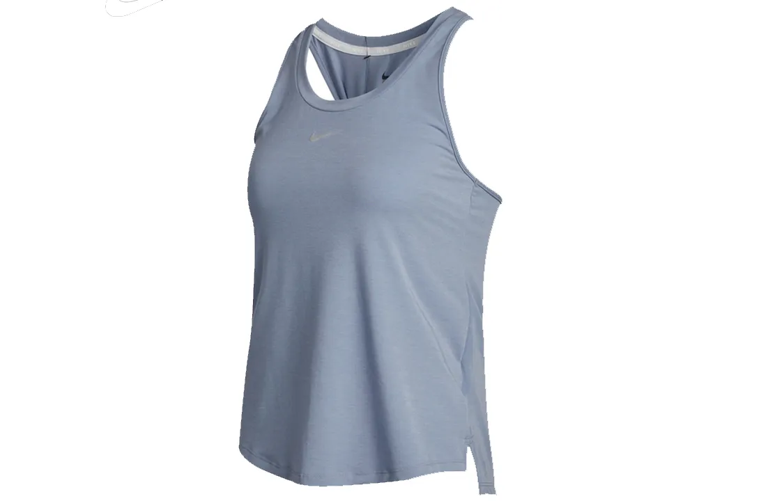 Nike Sleeveless Sports Shirts Women's Peacock Blue Racerback