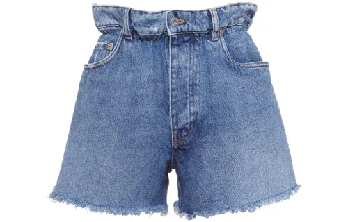 MIU MIU Denim Shorts Women's Blue