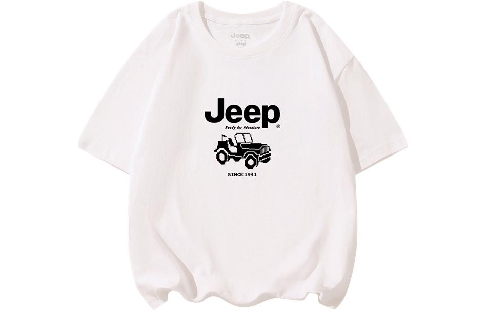 Мужские футболка Jeep T (синий) — фото 4