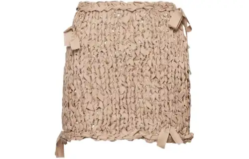 PRADA FW23 Casual Short Skirts Women's Brown