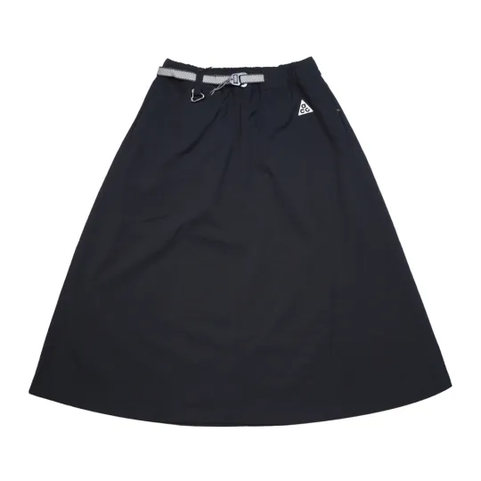 Nike ACG Casual Long Skirts Women's Black Moderate Mid Length A Line Skirt