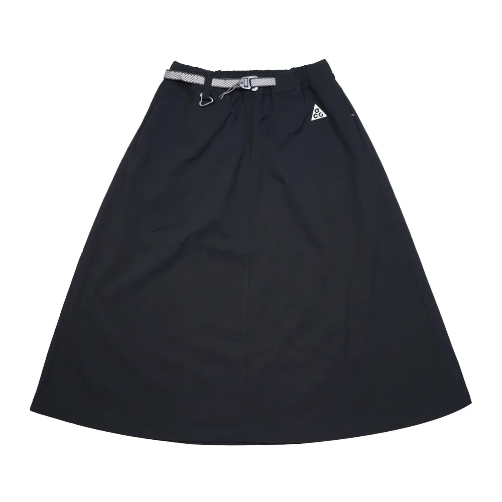 Nike ACG Casual Long Skirts Women's Black Moderate Mid-Length A-line Skirt