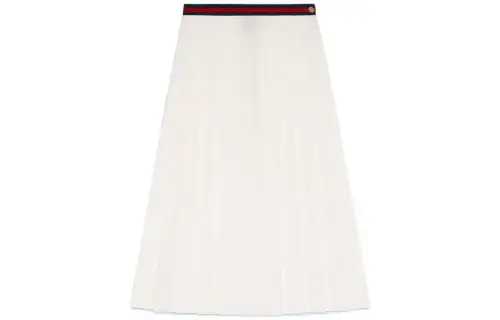 GUCCI Casual Long Skirt Women's White