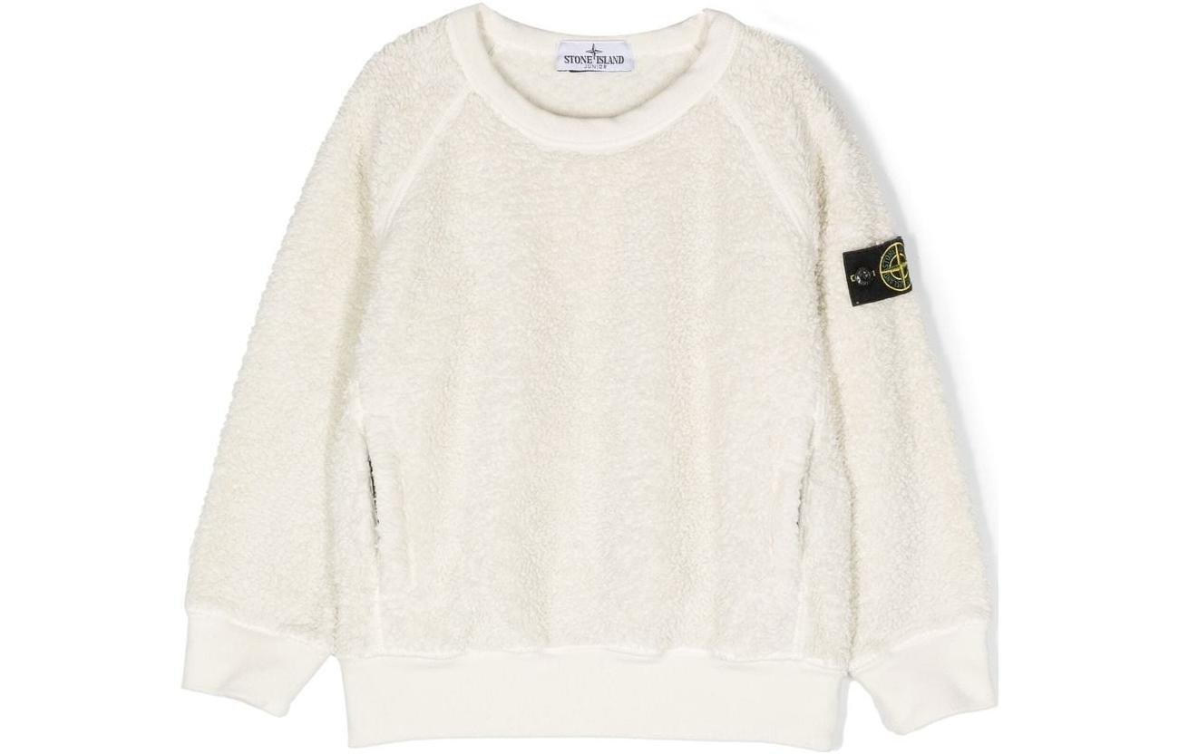 Детское худи STONE ISLAND (слоновая кость)
