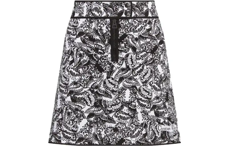 DIOR Casual Short Skirts Women's Black