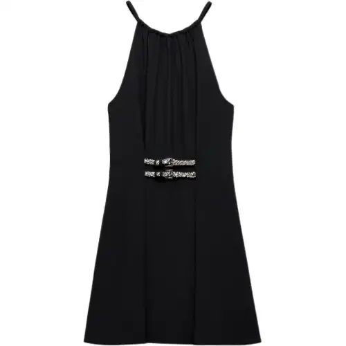 PRADA SS25 Slip Dress Women's Black