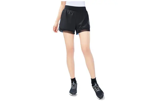 Anta Variety Training Collection Sports Shorts Women's Basic Black