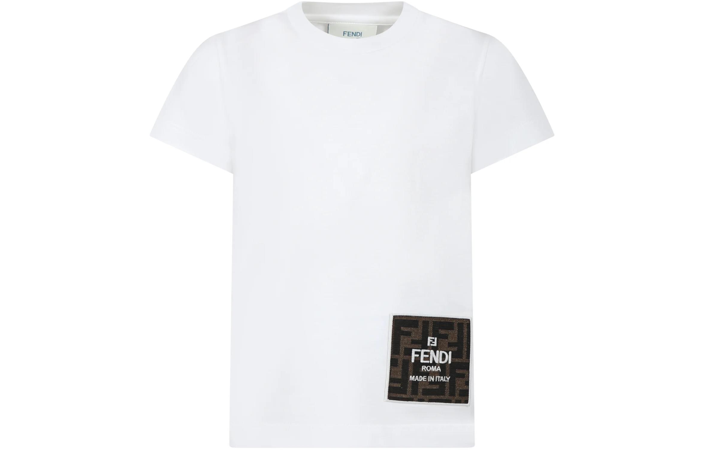 Мужская футболка Fendi (белая)