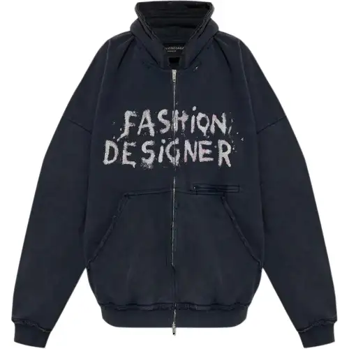 Balenciaga Oversized Zipped Hoodie