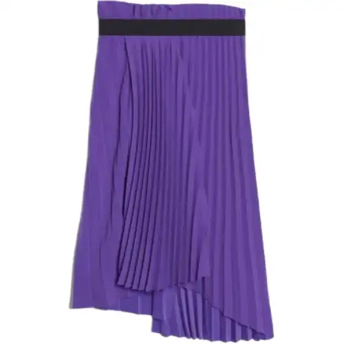 Balenciaga Casual Short Skirts Women's Purple