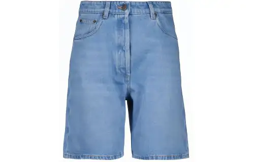 PRADA Denim Shorts Women's Light Blue